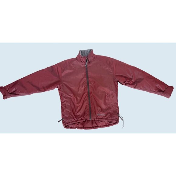 MARMOT Outdoor Lightweight Insulated Jacket Coat Burgundy Maroon Sz SM - Picture 2 of 8